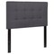 Flash Furniture Bedford Headboard, Twin Size, Gray Fabric HG-HB1704-T-DG-GG - alternate 4
